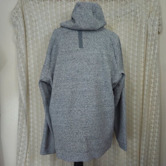 Lululemon At Ease Double-Knit Textured Cotton Blend Hoodie Size XL - Picture 2 of 6
